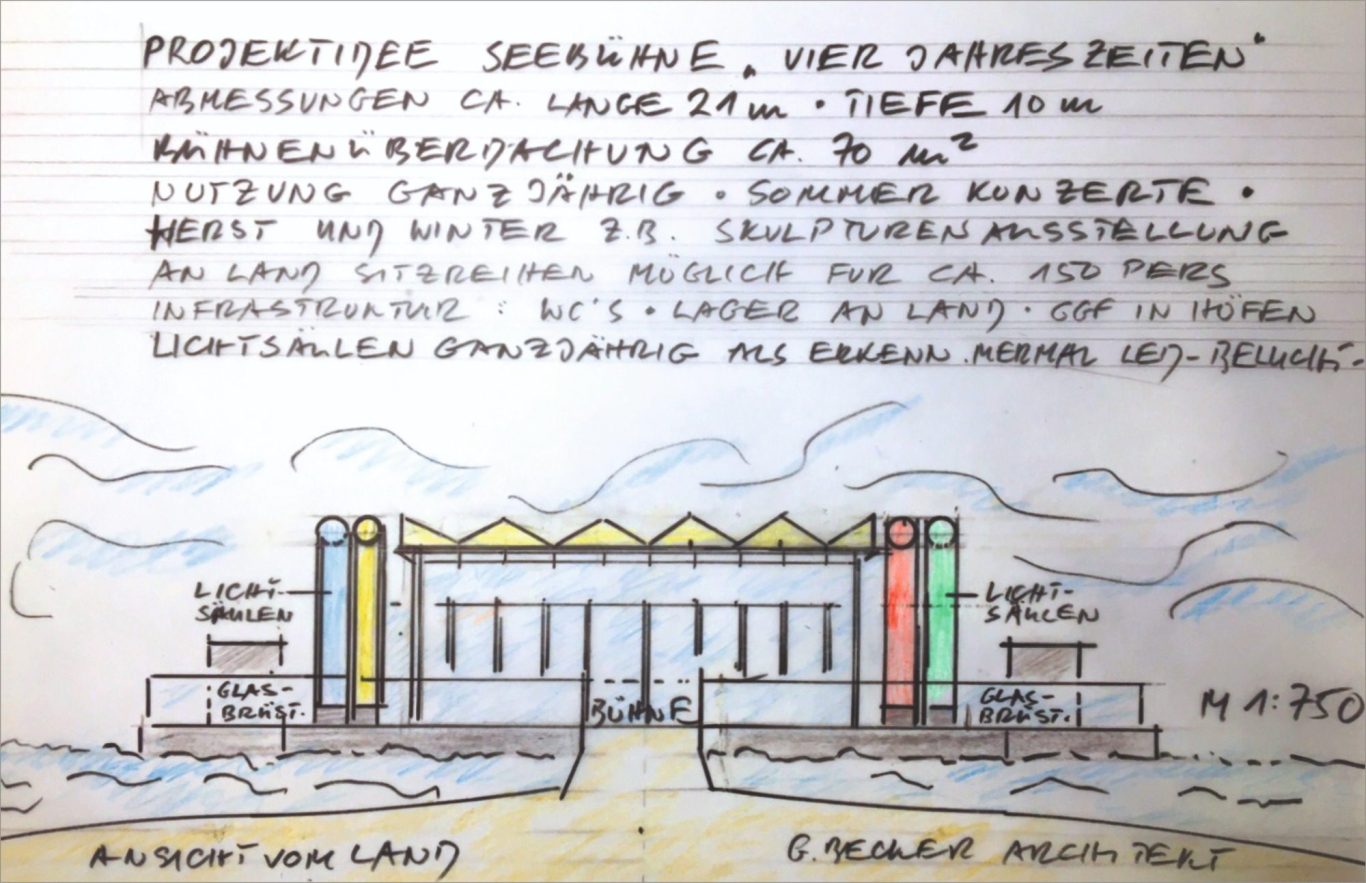 Wasser-Licht- und Landschaftsskulptur