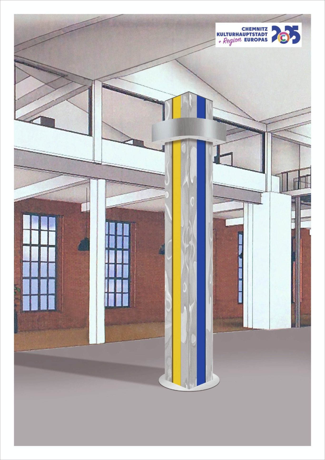 Wasser-Licht- und Landschaftsskulptur